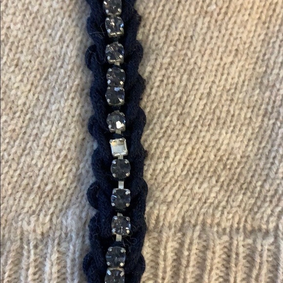 J. Crew sweater with rhinestone detail - Picture 4 of 5